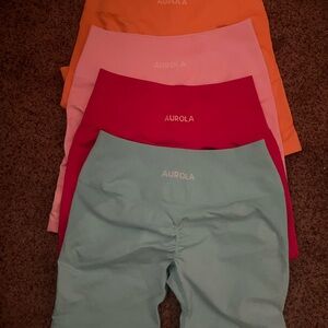 Aurola Seamless Biker Shorts Set